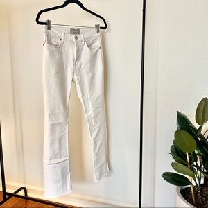Everlane Kick Crop Jean (Bone)